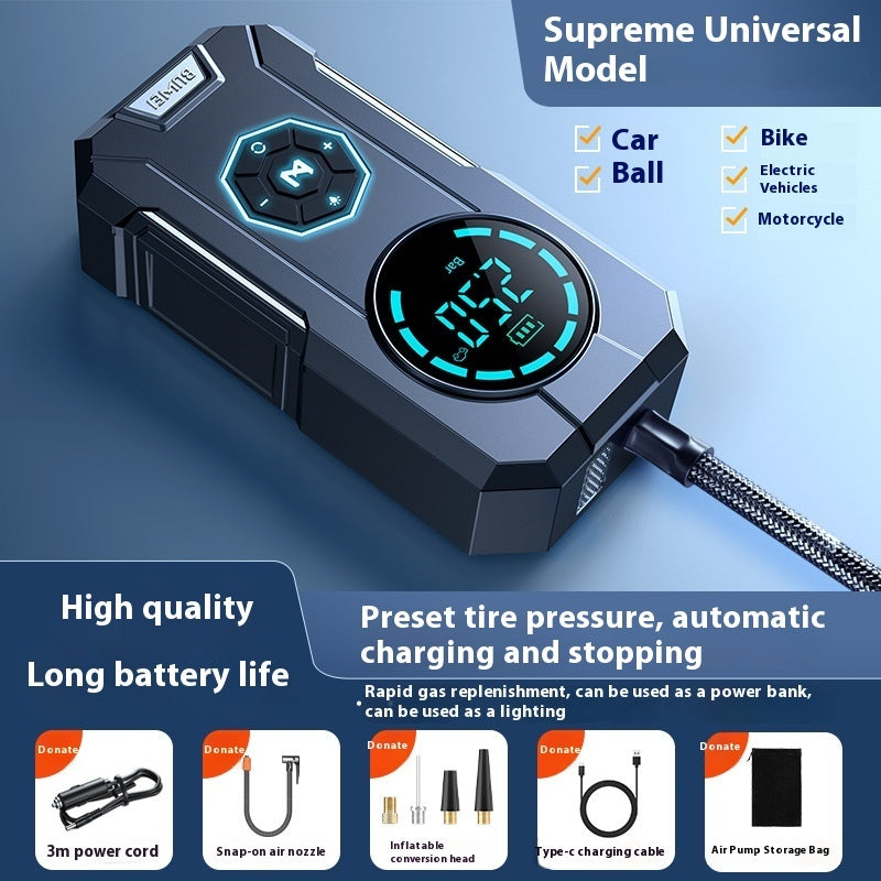 Car Wireless Air Portable Car Tire High Pressure Air Inflator